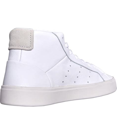 adidas sleek mid weiß|adidas Originals Women's Sleek Mid Sneaker.